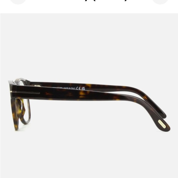 Tom Ford TF5898-B ECO 052 Tortoise Plastic Optical Eyeglasses Frame 52-19-145 - Picture 3 of 7